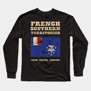 Flag of French Southern Territories Long Sleeve T-Shirt